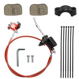 CADUFUELLY - Kit de pinza de freno de disco hidráulico para bicicleta, piezas de mini bicicleta con cilindro maestro de tubo de manguera de 50 pulgadas, repuesto para Baja DB30 de repuesto para