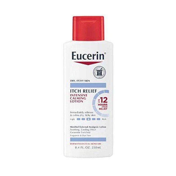 Eucerin Skin Calming Intensive Itch Relief Lotion, Body Lotion for Dry Itchy Skin - 8.4 Fl. Oz, 8.4 Fl Oz