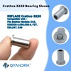 Crathco 3220 - Piezas de repuesto para manguitos de rodamiento
