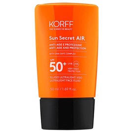 Korff Sun Secret Air Fluid Ultralight Face SPF50 Moisturising and Anti-Ageing Ultralight Texture Very High Protection 50 ml