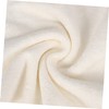 FOMIYES 5pcs Bamboo Fiber Face Cleaning Towels Reusable Absorbent Washcloths