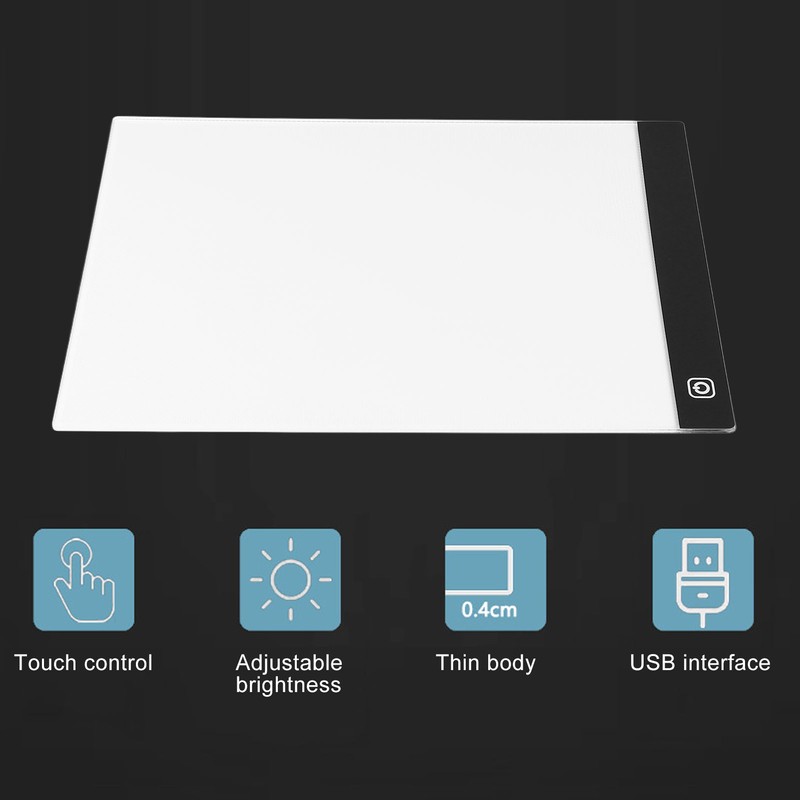 Copy Board A4 LED Light Box USB Powered 3 Level