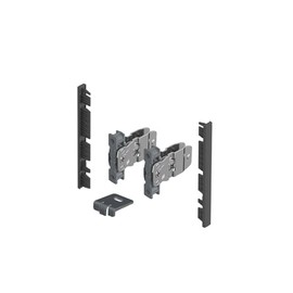 AvanTech YOU 9257619 Connector Set for Inner Front for Self-Cutting Use with Frame, System Height 101, Anthracite