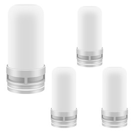 POFET Water Filter Faucet Filter Replacement Filter for Faucet Filter, Ceramic Filter to Reduce Chlorine, Limescale, Heavy Metals and Unpleasant Odors, Pack of 4