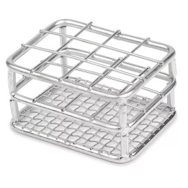 Karter Scientific Stainless Steel Test Tube Rack, 12/13mm, 12 Place, Karter Scientific - 234G3