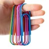 Clips de papel grandes, 50 clips de papel gigantes, multicolores,