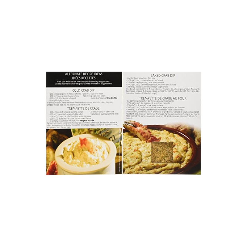 Gourmet Village Dip Mix Hot Crab - 0.7 oz