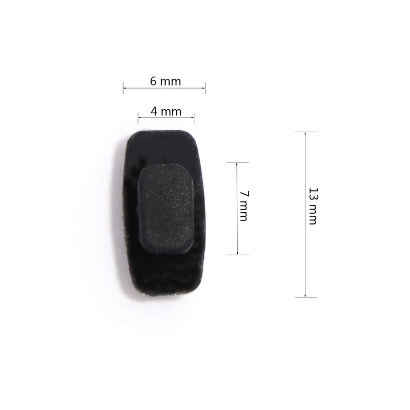 Sunglasses Nose Pads, 3 Pair of Replacement Premium Grade Rectangle