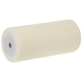 Berwick Offray Ivory Sparkle Tulle by the Bolt, 6'' W, 25 Yards