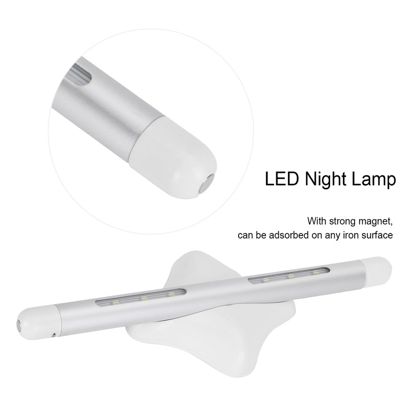 Cabinet Closet Light Tube 6LED Night Lamp Portable 400lm 6000K