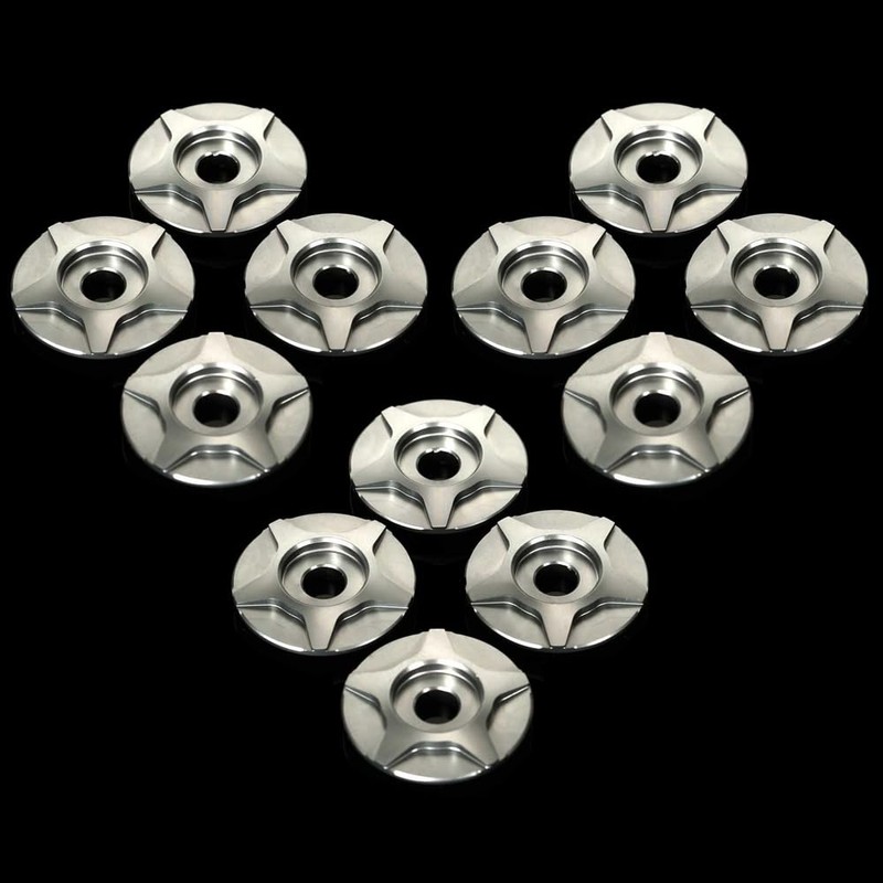 12PCS CNC Side Panel Cover Full Set Colored Verge Washers