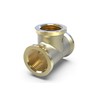 ABA Beul 26080.014.2 Female Thread Tee 1 1/2 Brass