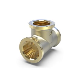 ABA Beul 26080.014.2 Female Thread Tee 1 1/2 Brass