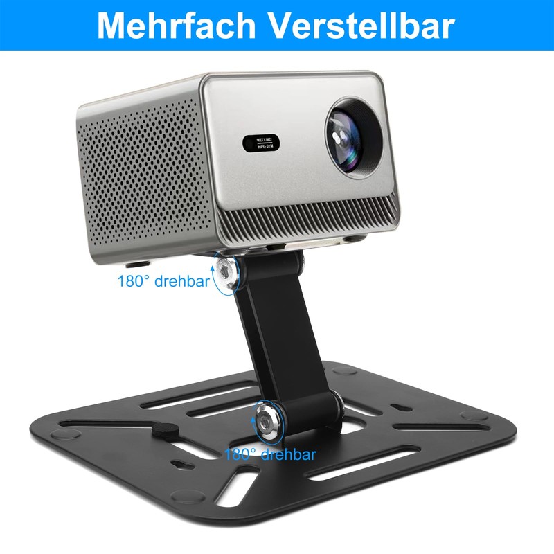 UOCAI Projector Stand Tripod Mount 360° Rotatable Projector Stand for