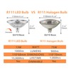LED 75R111GU10/FL R111 PAR36 Reflector Indoor Flood Light GU10 two