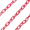 10PCS Plastic Curb Chains,Colors Cable Chain Links,Acrylic Curb Chains for