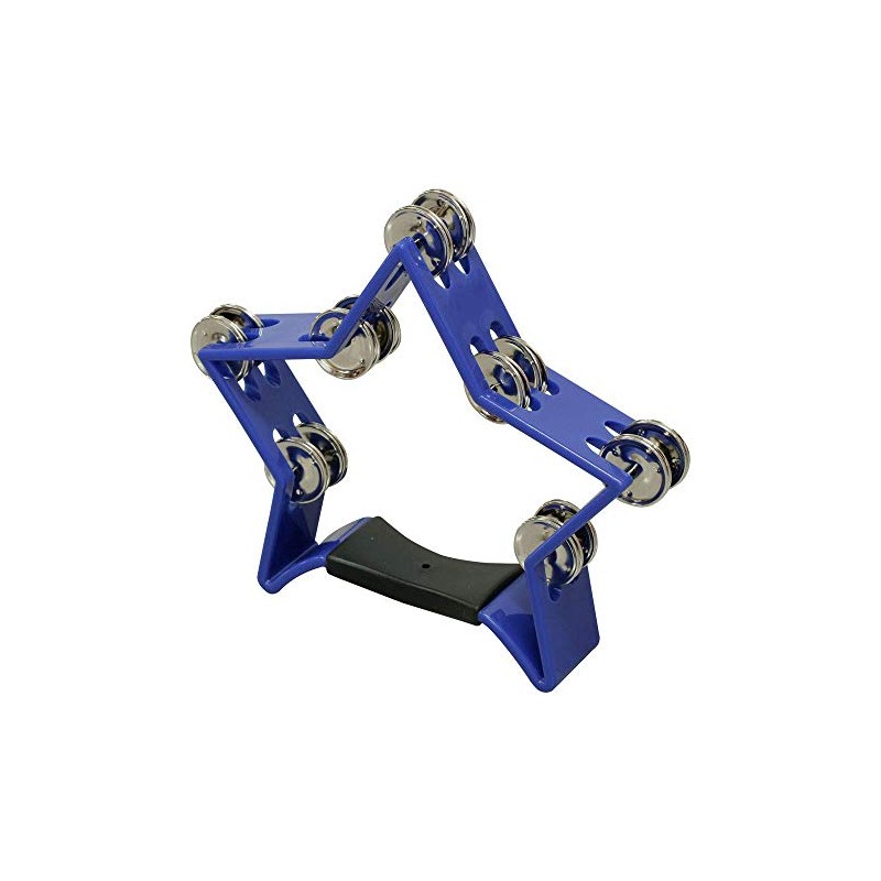 Kikutani Tambourine Star Shape Color MX-5 Blue
