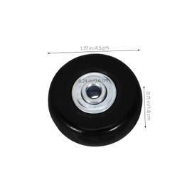 JECOMPRIS 6 Pcs Suitcase Wheels Caster Wheels Castor Wheels Traveling Accessories Travel Accessories Rubber