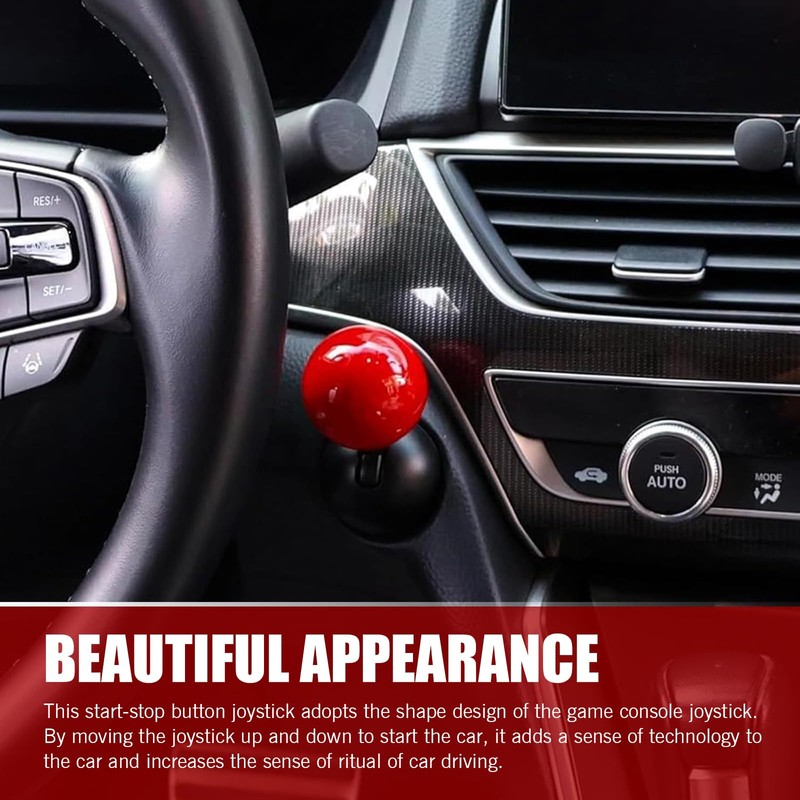 Shakas Car Push Starter Button Cover Rocker, Cool Game Metal