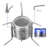 Boundless Voyage Alcohol Stove with Trivet, Stainless Steel, Compact, Mountain