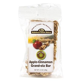 Schlabach Amish Bakery Soft & Chewy Grand-Ola Granola Bars, Case Pack of 12/2.8 oz. Bars (Apple Cinnamon)