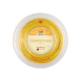 Kirschbaum Unisex's Competition String Reel-Yellow, 1.3 mm/200 m
