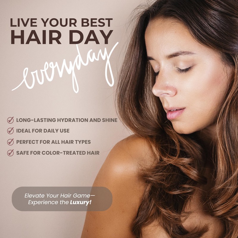 LUXURY TREND Collagen Hair Mask for Damaged Hair - Hydrating