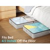TidyCorner 2-Pack Under Bed Storage Containers, 4.5 Inches Tall Low
