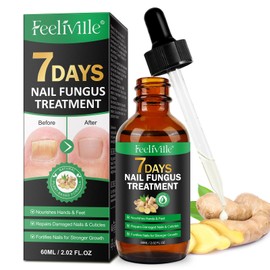 7 Days Nail Treatment for Toenail, 7 days Ginger Nail Care Serum, Ginger Extract Nail Essence, Nail Growth and Repair Serum, Nail Strengthener for Damaged Nails