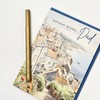 Old English Co. Artistic Birthday Card for Dad - Watercolour