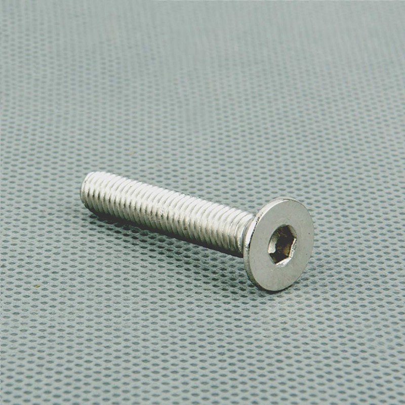100Pcs Hex Socket Countersunk Screws Stainless Steel Hexagonal Machine Screws