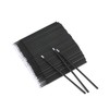 G2PLUS Micro Swabs - 100pcs Cotton Swabs for Makeup, Black