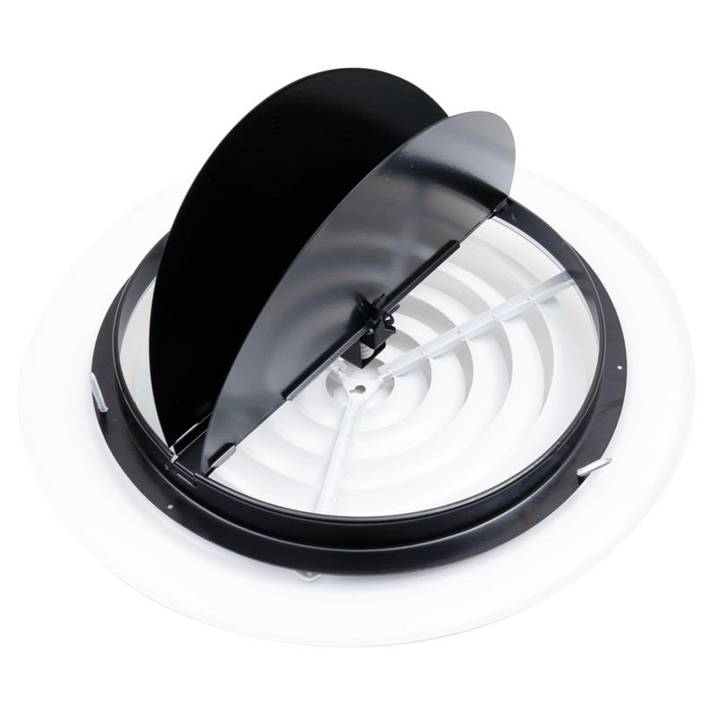 Fits 12 Inch Neck Air Duct | Steel Round Air