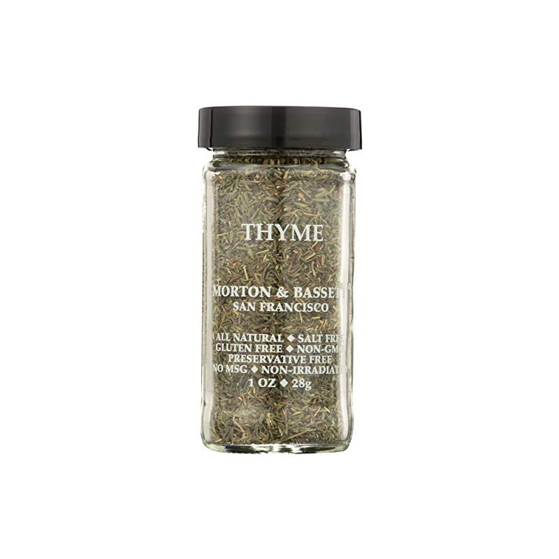 Morton & Bassett Thyme, 1 oz – Non-GMO, Salt-Free, Fragrant