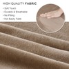NICEEC Spandex Stretch Piano Bench Cover with Skirt Removable Ottoman