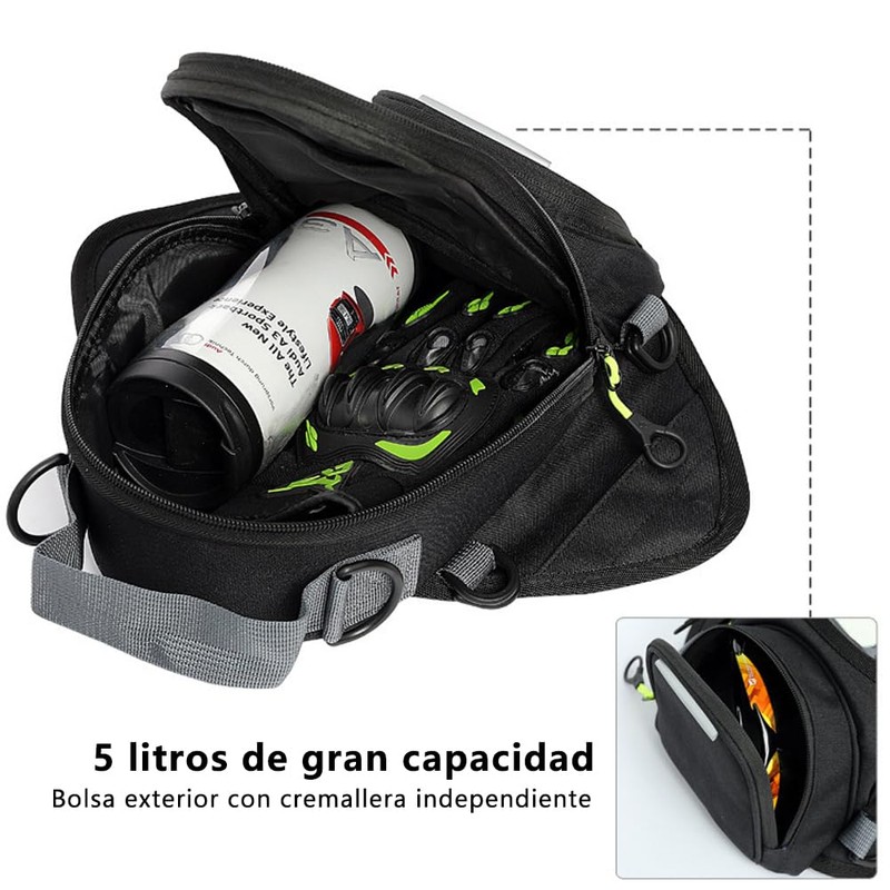 Bolsa Universal para Herramientas en el Tanque de Motocicleta, Bolso