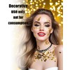 Luckymica Gold Leaf Sheets, 100 Sheets Gold Foil, 14 x