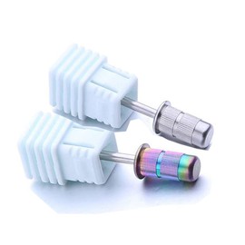 VOANZO Nail Bit Round Bit Nail Art Mandrel Bit Fast Remove Acryl or Hard Gel for Manicure Tool Accessory