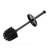HUJI Rust Resistant Bronze Toilet Brush Holder with Lid Perfect