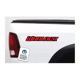 Decal Mods Warlock Bedside Graphic Decal Sticker Replacement for Dodge Ram (Set of 2) Red & Black - FRBO | FD3R0