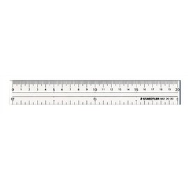 ステッドラー直線定規 両側目盛付き 20cm