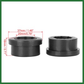 Motoforti 12 Pcs Lower Control Arm Bushing LCA Rear Camber Kit for Honda Civic Integra Long-lasting