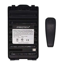 IFREQTECH BP264 Battery for ICOM IC-F3001 IC-F3101D IC-F3103D IC-F4101D F4001 F3003 F4003 IC-T70A IC-T70E IC-V80 BP265 with Belt Clip 1500mAh Ni-MH