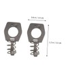 ABOOFAN 2pcs Rv Water Heater Door Latch Lock Water Heater