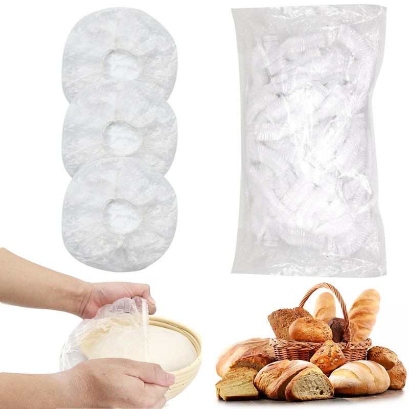 120pcs Shower Caps for Sourdough Bread, Reusable Bowl Covers for