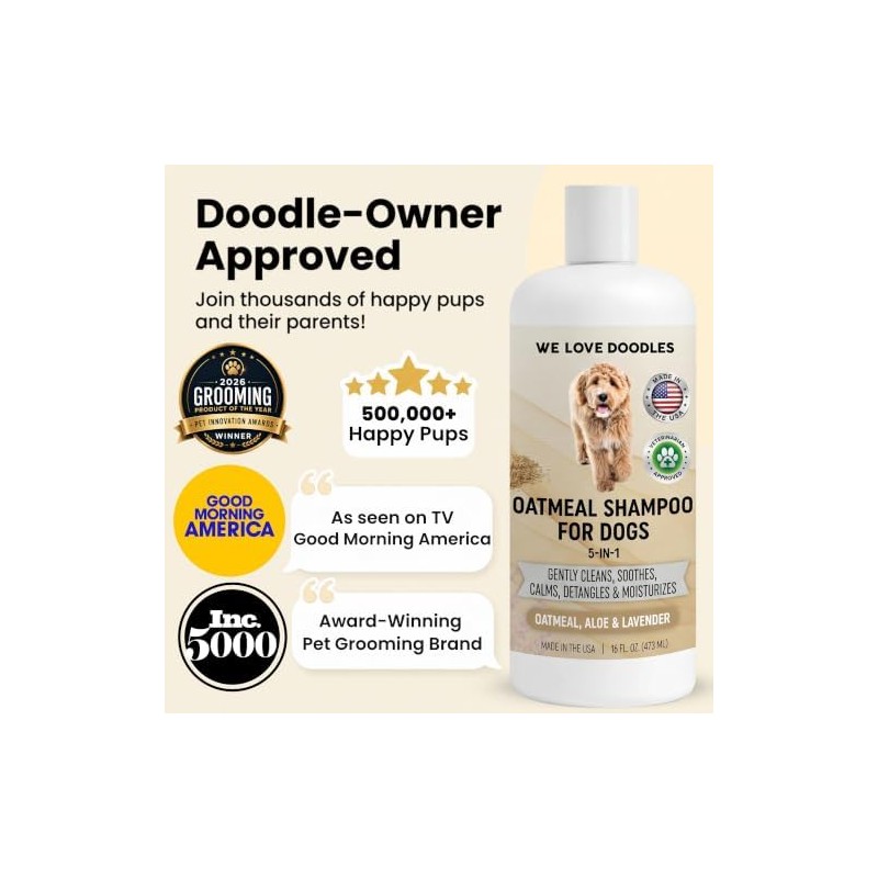 We Love Doodles- Champú de Avena Premium 5 en 1