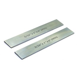 Buyohlic HSS Blades 3/16" x 1" (Wide) x 6" (Long) for Lathe Parting Cut Off & Tool Holders (Set of 2)