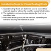 Partuto 50 Pcs Dome Head Closed Sealing Rivets 3.2mm Grip