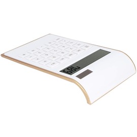 Keenso Calculadora, 10 Dígitos Calculadora de Botones Grandes Calculadora Solar de Escritorio con Pantalla LCD Grande Botón Sensible para Negocios en Casa, Oficina()