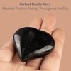 Larvikite Heart Palm Stone, Heart Shaped Crystals and Healing Stones-